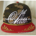 Camo Cotton with Golden Embroidery Snapback Cap